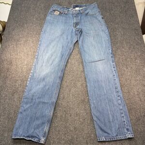Cinch Mens Blue Denim Straight Leg Western Jeans 36x38 MB92834013 Medium Wash